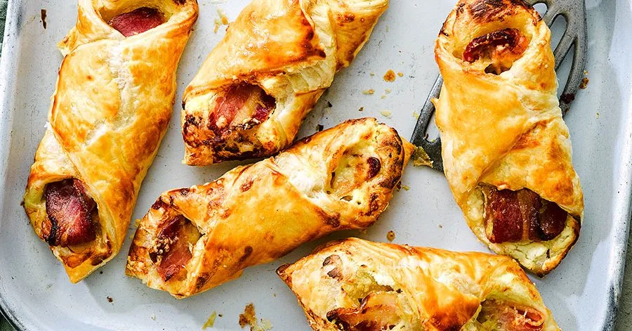 Cheese and Bacon Turnovers