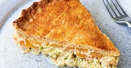 Cheese, Parsnip and Leek Pie