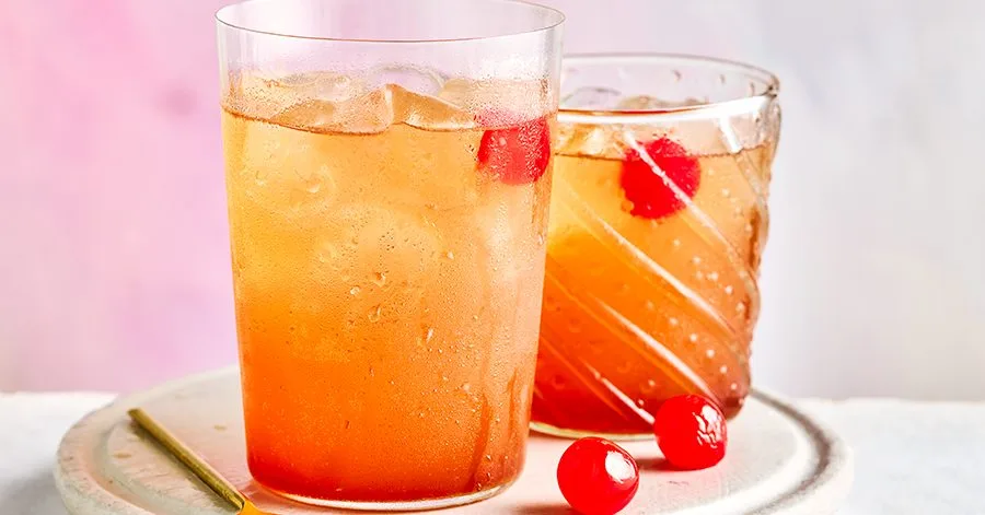 Cherry bakewell cocktail