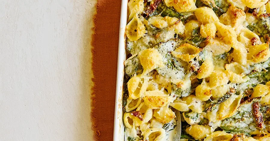 Chicken Alfredo Pasta Bake