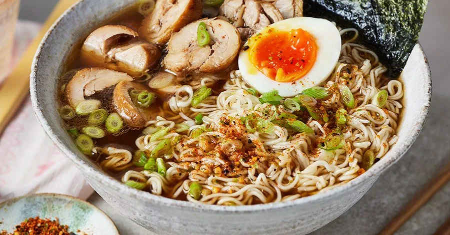 Chicken chashu shoyu ramen