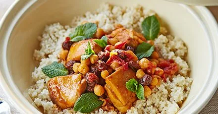 Easy chicken & chickpea tagine