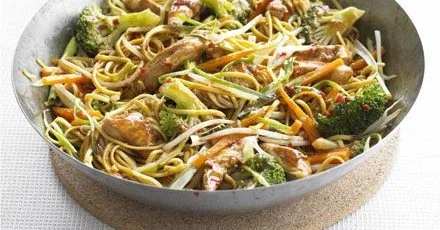 Quick chicken chow mein