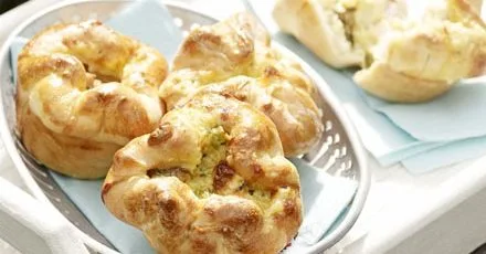 Chicken & ham sandwich pies