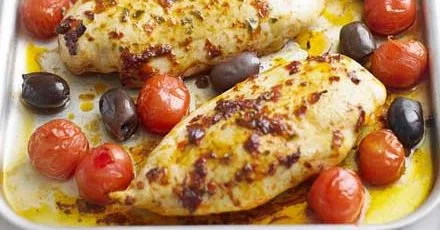 Chicken with harissa & tomatoes