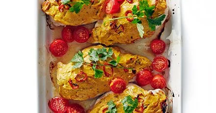 Chicken korma melts