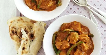 Chicken, potato & green bean curry