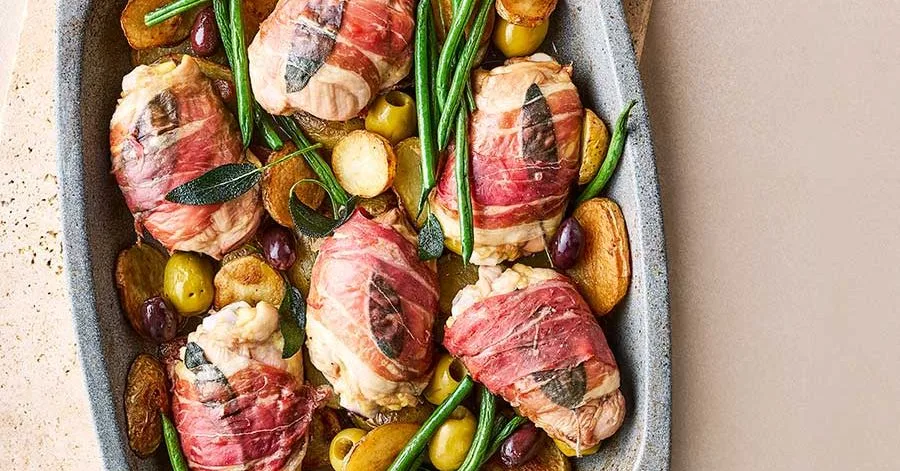 Chicken Saltimbocca Bake