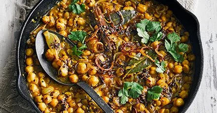 Chickpea and Coconut Dhal