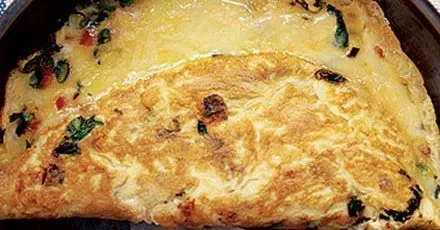 Chilli cheese omelette