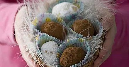 Шоколадні трюфелі з печивом