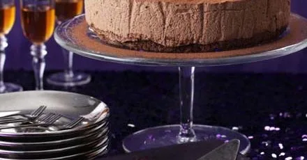 Chocolate & chestnut truffle torte