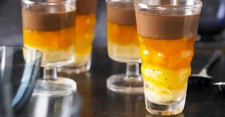 Chocolate Jaffa pots