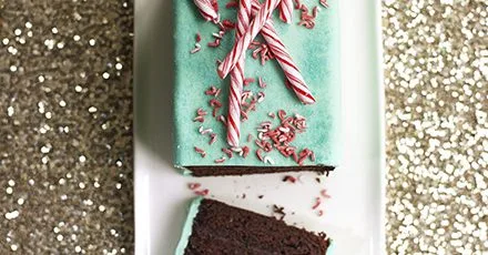 Chocolate mint loaf cake