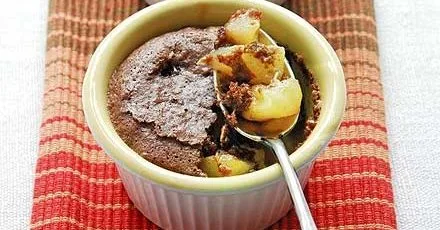 Chocolate pear crisp
