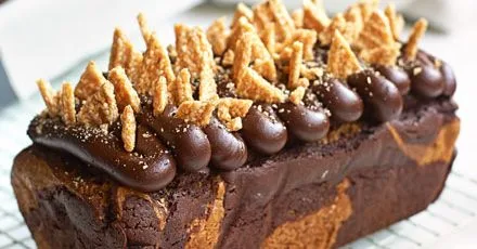 Chocolate Sesame Loaf Cake