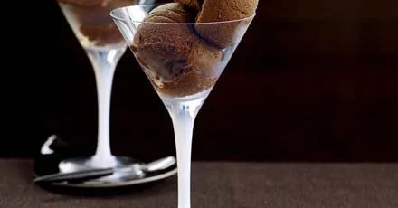 Chocolate sorbet