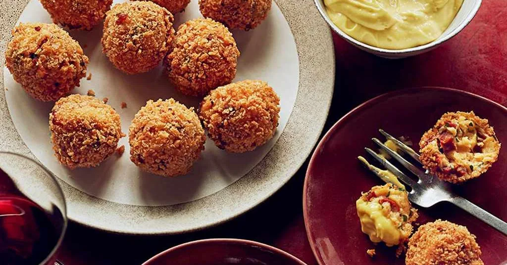Chorizo croquettes with aioli