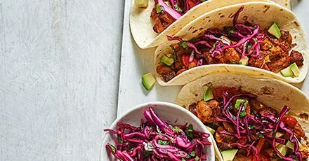 Chorizo and Red Cabbage Tacos