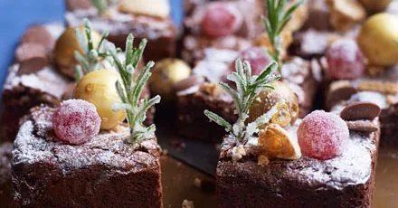 Christmas brownies