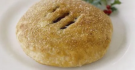 Christmas pear tart