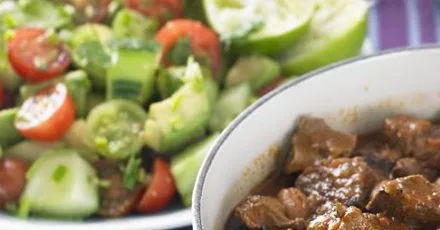 Chunky tomato & avocado salsa