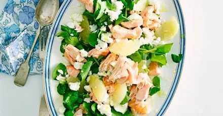 Citrus salmon salad