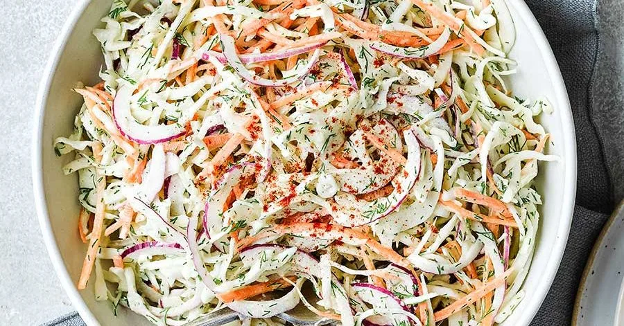 Classic homemade coleslaw