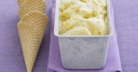 Classic vanilla ice cream