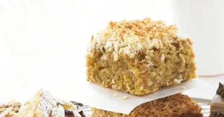 Coconut carrot slices