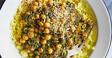 Chickpea and Spinach Curry
