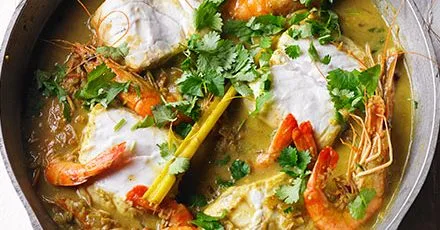 Coconut fish curry