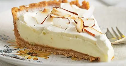 Coconut lime pie