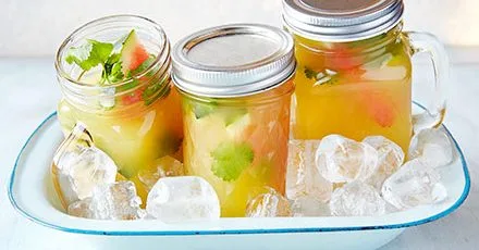 Coconut pineapple cooler