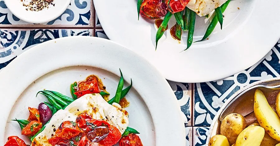Cod and Cherry Tomato Bake