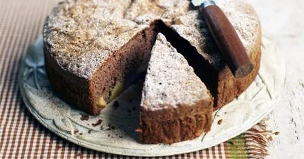 Сільський яблучний кекс