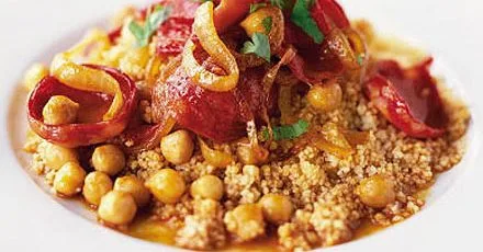 Couscous with chorizo & chickpeas