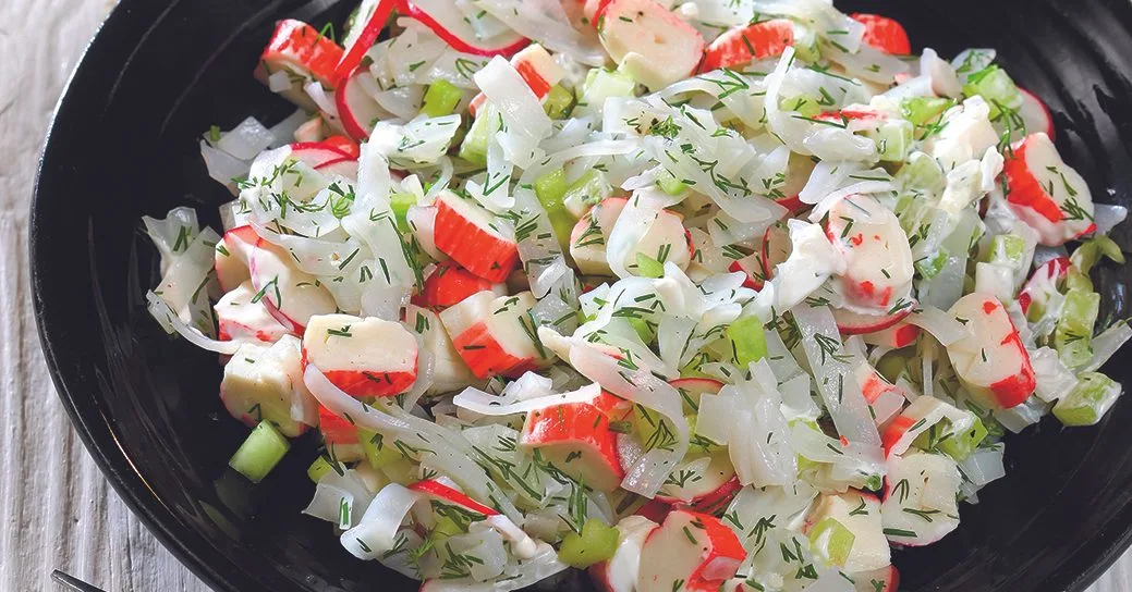 Салат з крабовими паличками