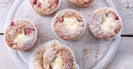 Cranberry & cream cheese muffins