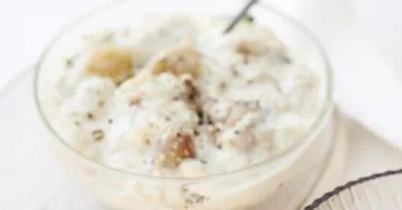 Creamy bread & shallot sauce