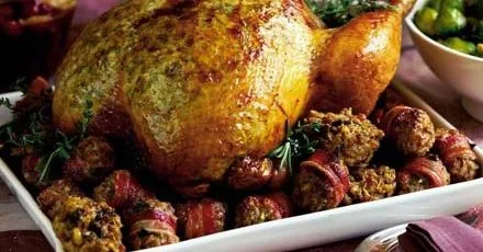 Creamy lemon, pancetta & rosemary turkey