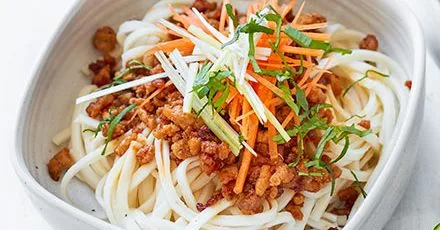 Crispy Chili Turkey Noodles
