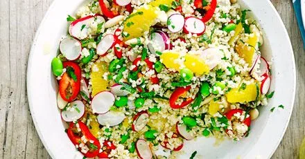 Crunchy bulgur salad