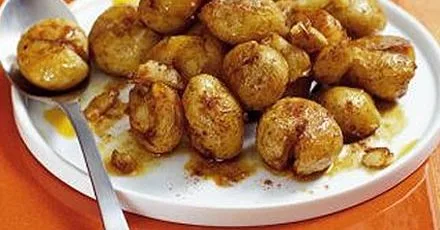 Crunchy new potatoes