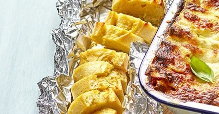 Crusty garlic bread