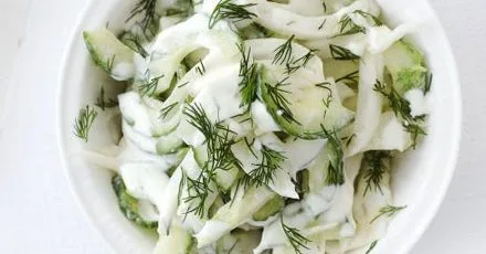 Cucumber & fennel salad