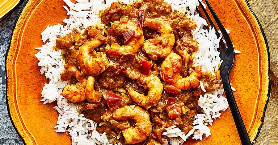 Curry Prawns