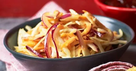 Light vegan coleslaw