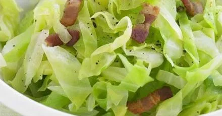 Dressed spring cabbage