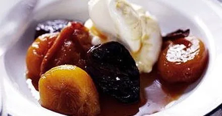 Dried fruits in cognac